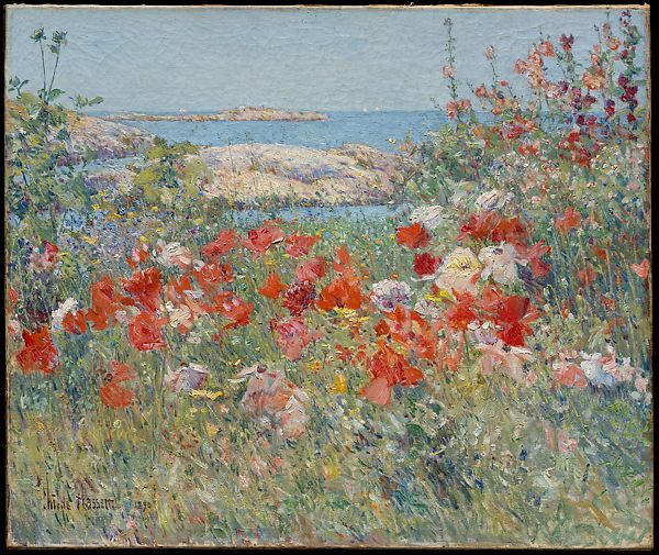 Celia Thaxter's Garden, Isles of Shoals by Childe Hassam