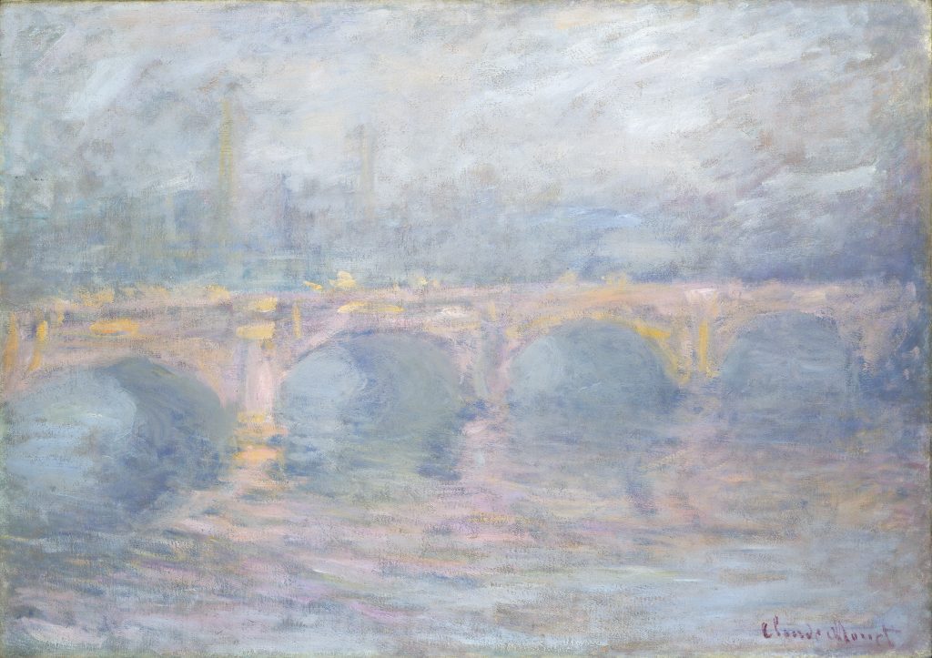 Claude Monet, Waterloo Bridge, London, at Sunset, 1904, oil on canvas