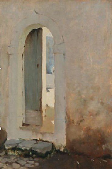 John Singer Sargent Open Doorway Morocco