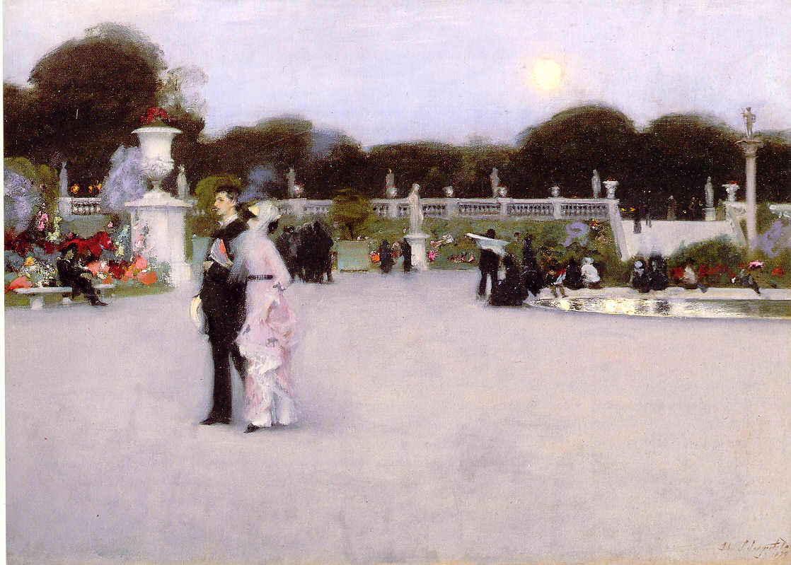 In The Luxembourg Gardens by John Singer Sargent