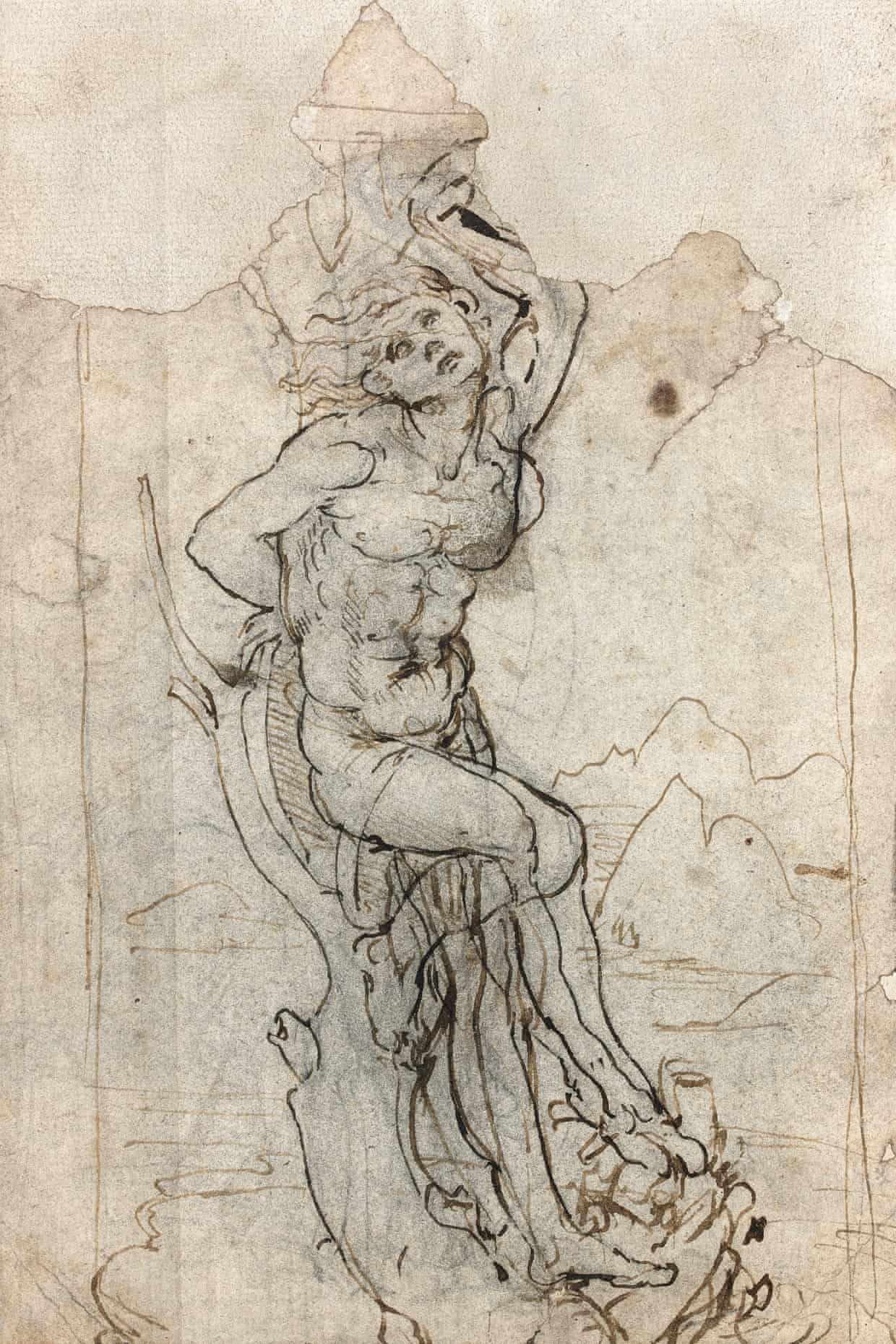 St Sebastian by Leonardo da Vinci