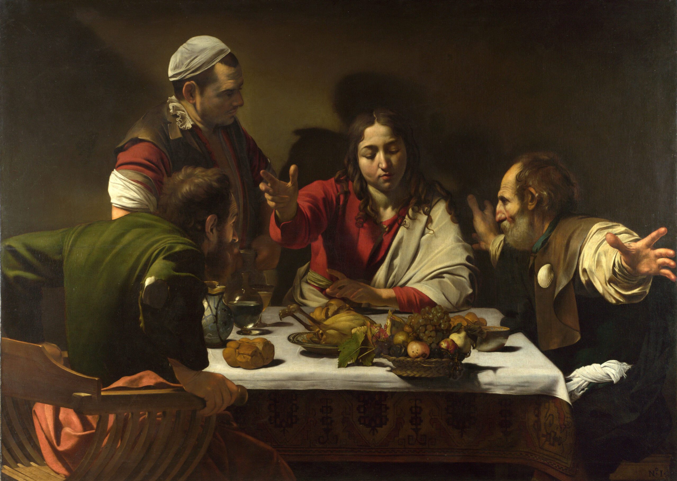 Supper At Emmaus by Caravaggio