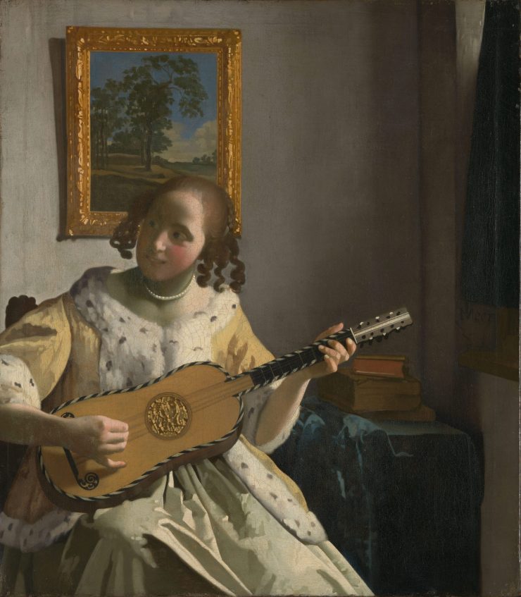 The Guitar Player by Jan Vermeer
