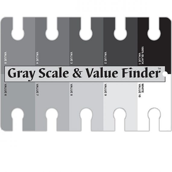 How to use a value finder to check values in your painting