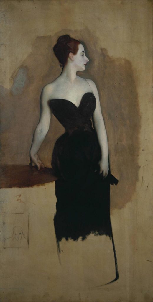 Study of Mme Gautreau c.1884 John Singer Sargent 