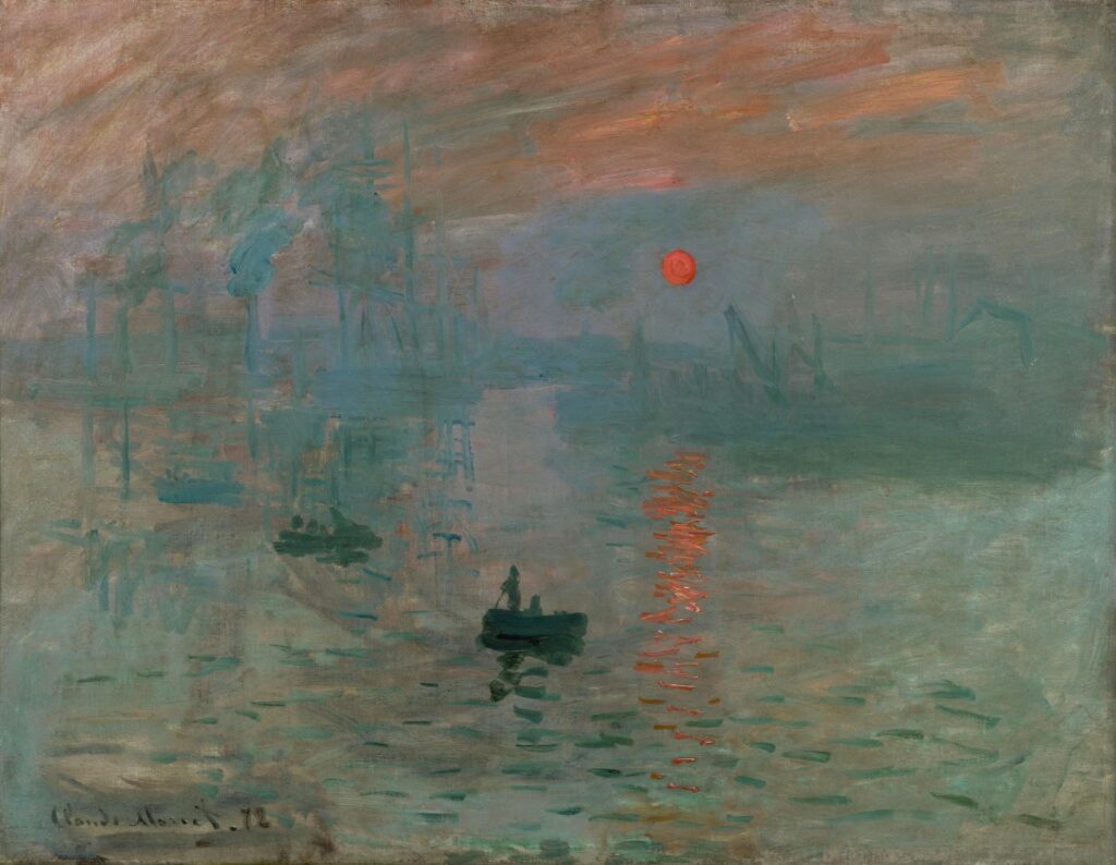 Claude Monet Impression-Sunrise 1872