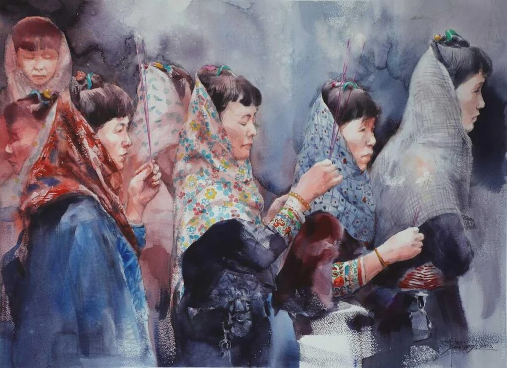 Painting, by Shan Hong