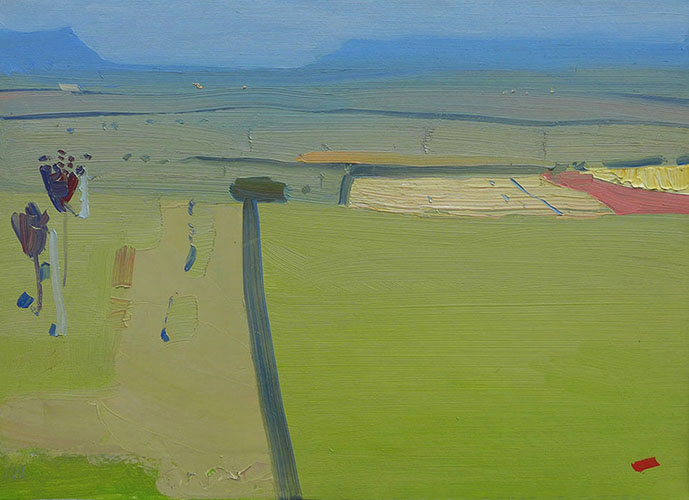 Tabachnoye Village, by Bato Dugarzhapov, 30x40 cm, 2016, oil